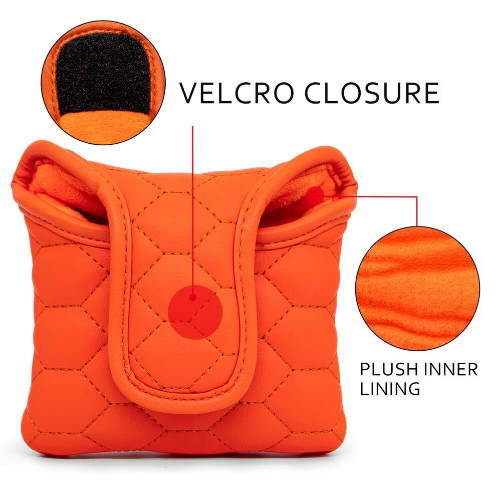 CHASERSS Bao Bảo Vệ PU Bọc Gậy Đánh Golf Thông Dụng Bọc Đầu Gậy Đánh Gôn Bọc Đầu Gậy Golf Bọc Gậy Đánh Golf Thiết Bị Đào Tạo Đầu Bọc Gậy Golf Gậy Đẩy Golf Mallet Bọc Gậy Đánh Golf Bọc Câu Lạc Bộ Golf Bọc Đầu Gậy Đánh Gôn
