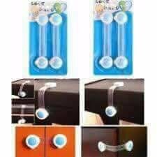 Sét 2 chiếc khóa gài tủ lạnh, ngăn kéo