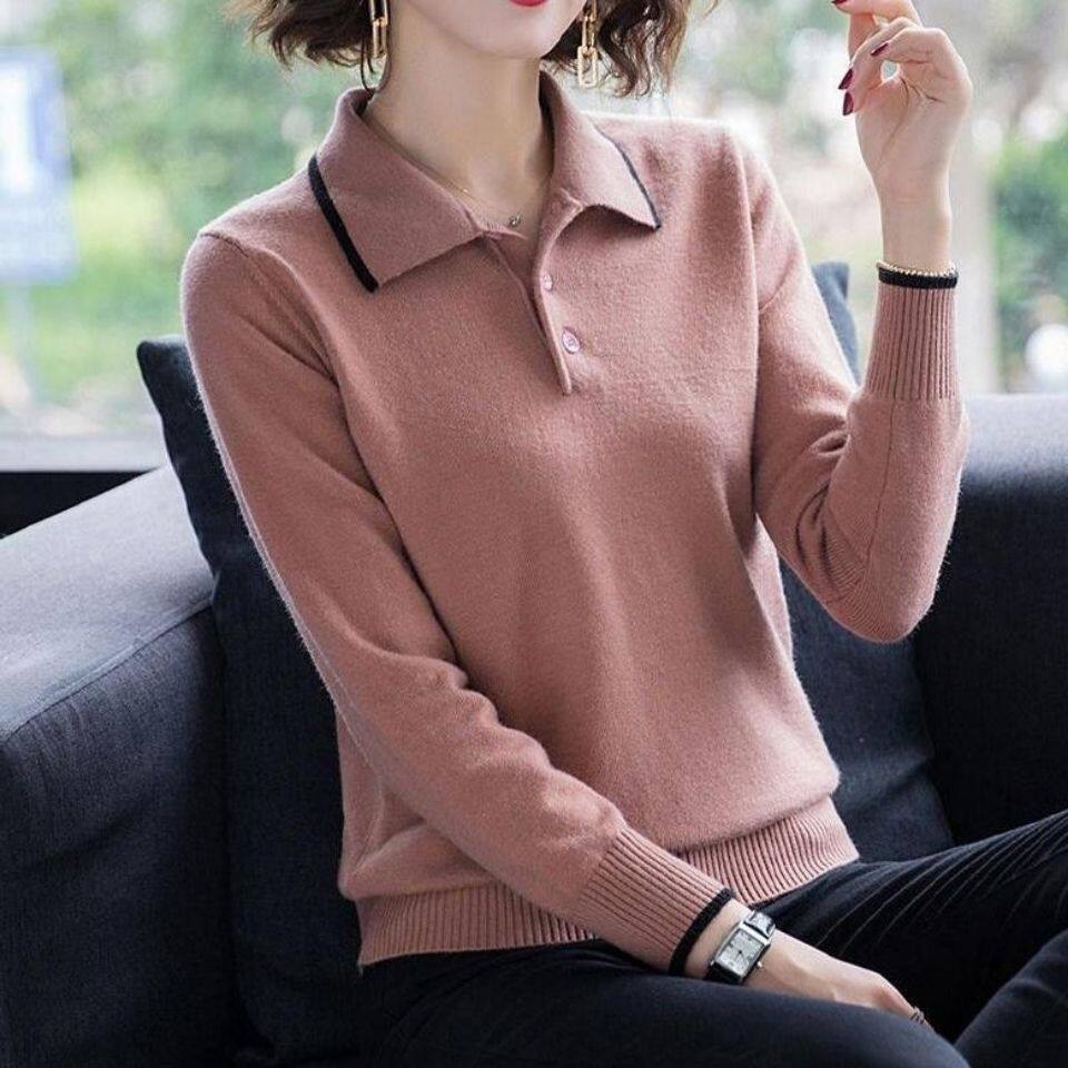 Ladies 2022 New Doll Collar Top Lapel 