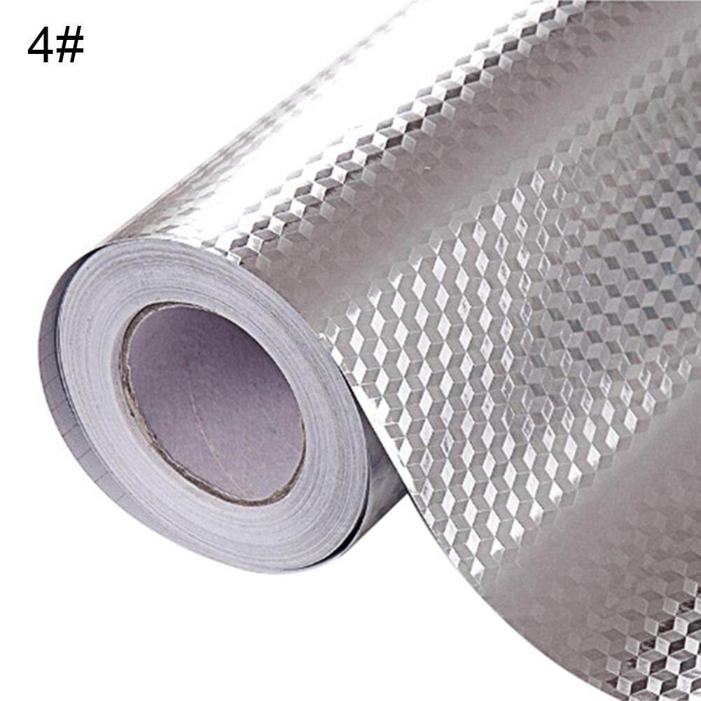 Kitchen Waterproof Oil-proof Lattice Self Adhesive Decor Sticker Wall Paper