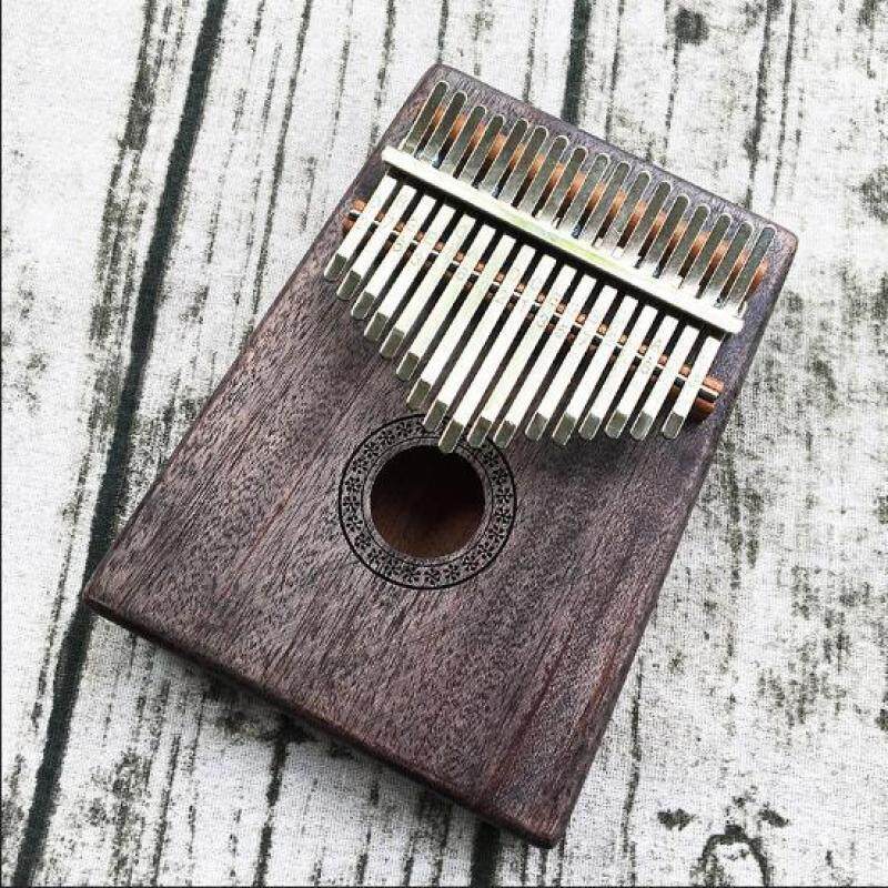 17 Key Kalimba Mahogany Thumb Piano Mbira Natural Mini Keyboard Instrument Gift With Free Zodiac Pick Necklace Malaysia