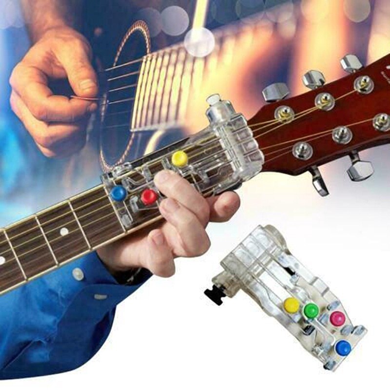 Guitar Learning System Anti-Pain Finger Cots Guitar Assistant Chord Buddy Teaching Aid Malaysia