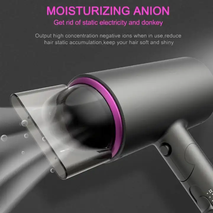 Buybowie Foldable Mini Professional Ion Hair Dryer Portable