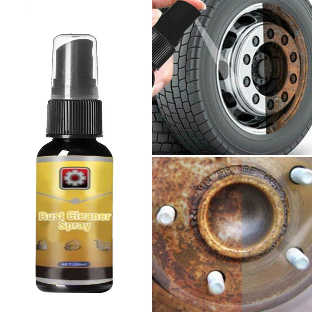 ROMAHOME 【COD】30ml Rust Inhibitor Rust Cleaner Spray Auto Accessories Window Rust Remover Rust Spray Metal Surface Cleaning