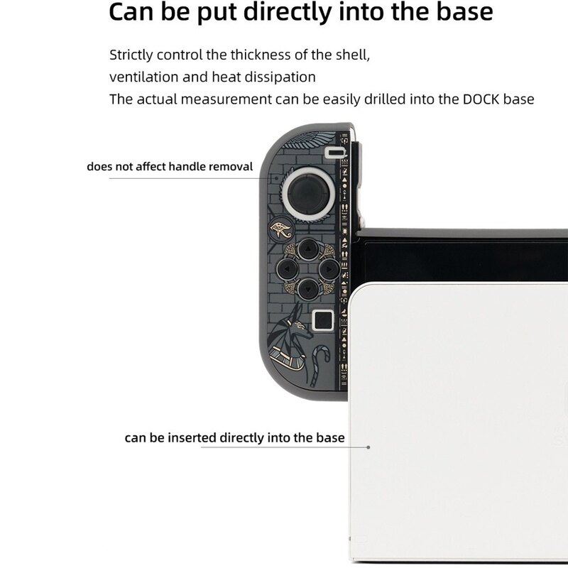 Vỏ Bảo Vệ Oled Công Tắc Chủ Đề Đồng Quê Huyền Bí Cho Nintendo Switch Vỏ Cứng Phụ Kiện NS