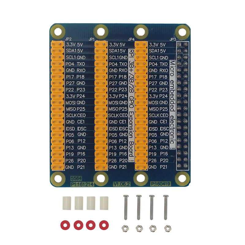 Bảng Mở Rộng Bộ Chuyển Đổi GPIO 3X40 Pin Mô-đun 1 Đến 3 GPIO Cho Orange Pi Raspberry Pi 4B/3B +/3B