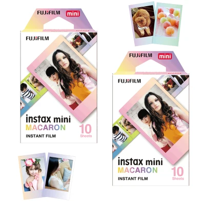 Fujifilm Instax Mini Film Macaron 20 Sheets for FujiFilm Mini 11 7s 8 9 90 Liplay Mini Link Camera Polaroid 300 50s SP-1 SP-2 Lomography Lomo Instant Camera