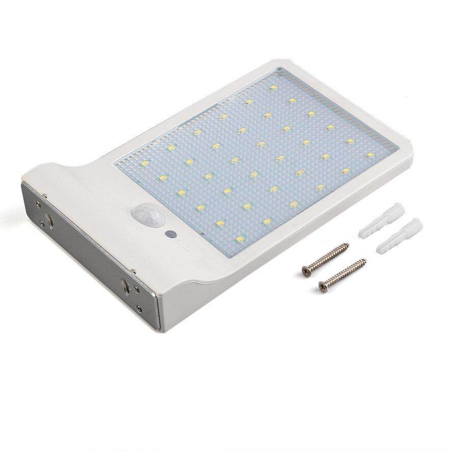 [[Flash SALE] Mới Trắng Năng Lượng Mặt Trời Khẩn Cấp Đèn 36LED Đơn tinh thể Silicon Bảng Điều Khiển Năng Lượng Mặt Trời