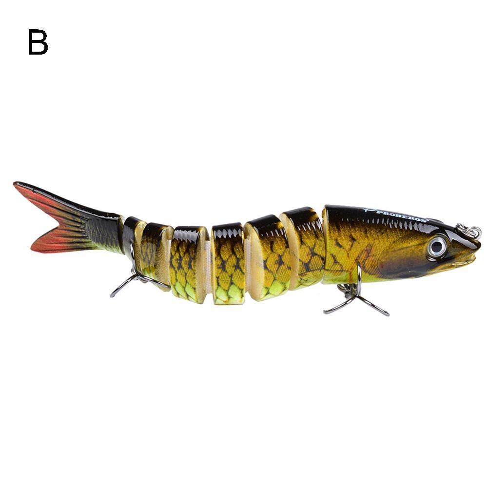 Ghxdryuru 13.2cm Plastic Artificial Lifelike Fish Lure Bait Sea Ocean Fishing Tackle Tools