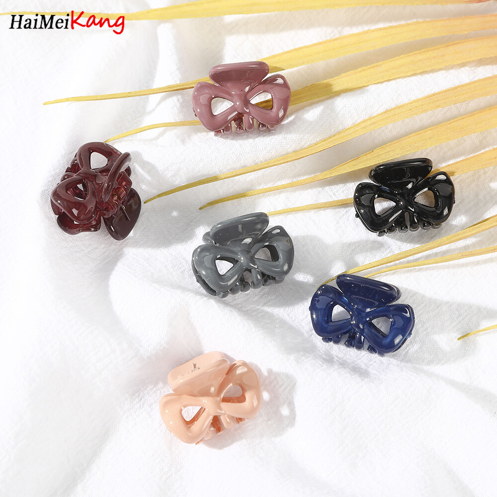 6 Cái/bộ Kẹp Tóc Mini Kẹp Tóc Mini Sáng Bóng, Phụ Kiện Tóc Kẹp Tóc Acrylic