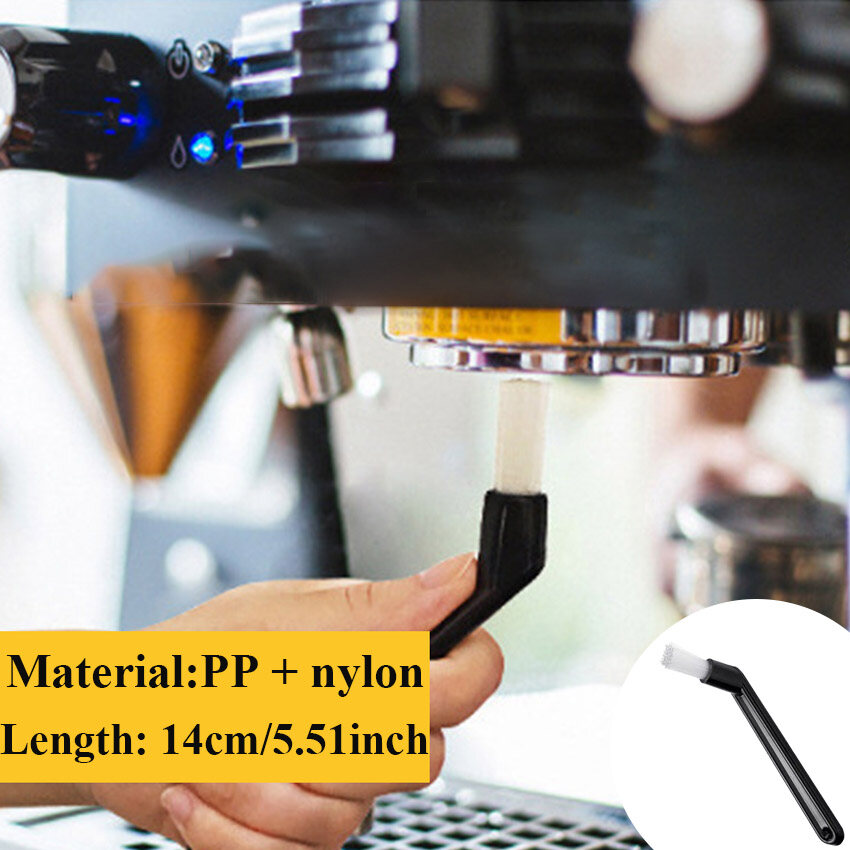 Máy pha cà phê bàn chải làm sạch Espresso máy xay máy bụi tay cầm nhựa bụi bẩn công cụ nhóm đầu nhà bếp Nylon coffeeware Máy xay bàn chải
