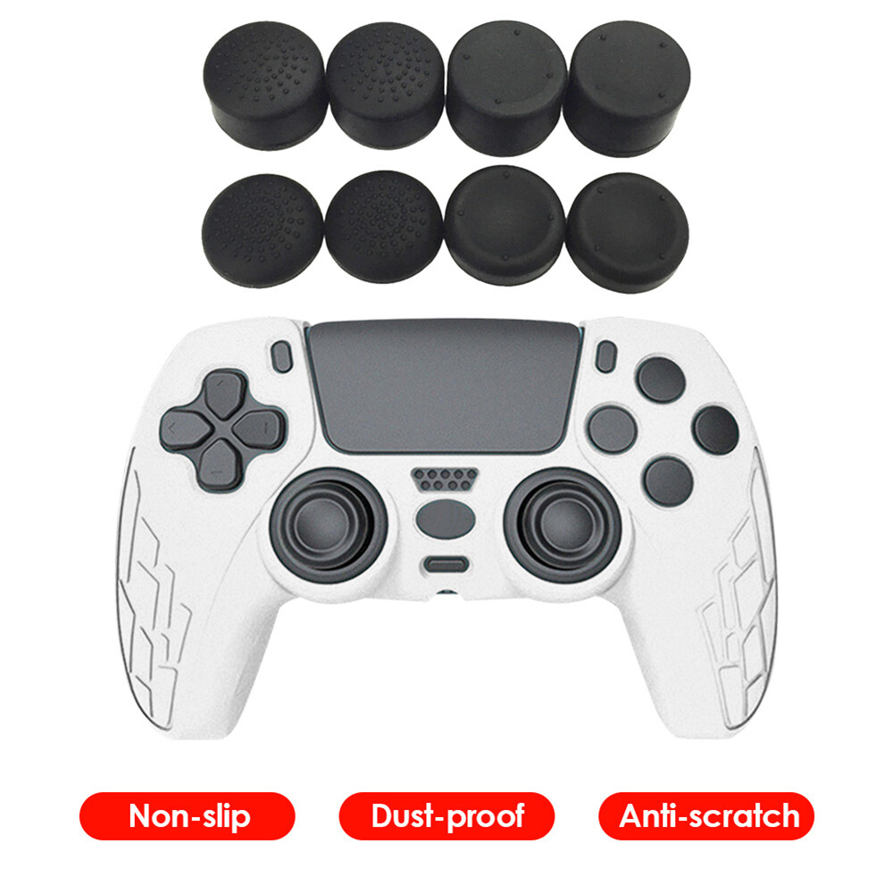 8 cái điều khiển Silicone cần điều khiển analog nắp chụp giữ Joystick bìa cho ps5/PS4 Phụ kiện chơi game
