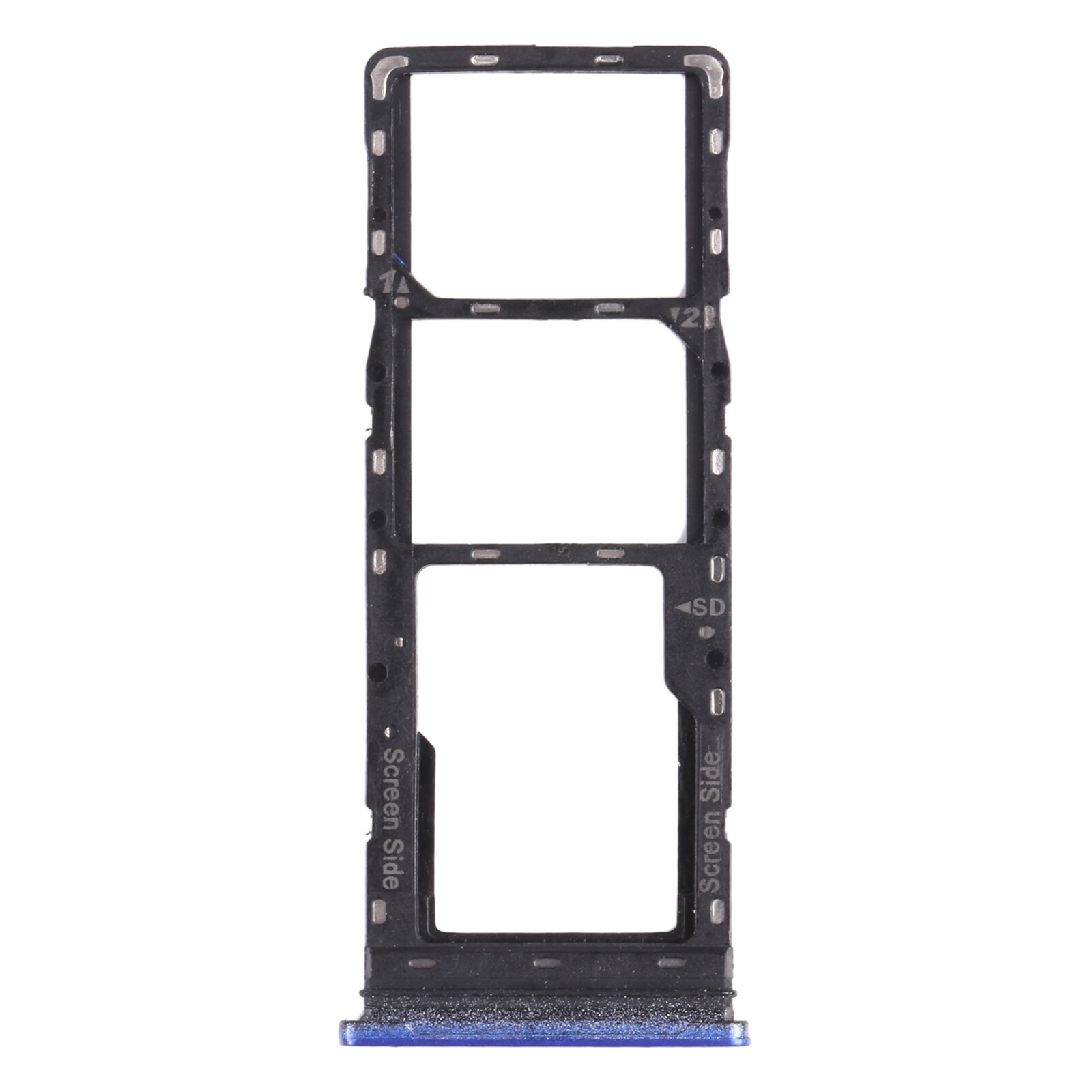 For tecno spark 6 air ke6 ke6j kf6 sim card tray + sim card tray + micro sd card tray