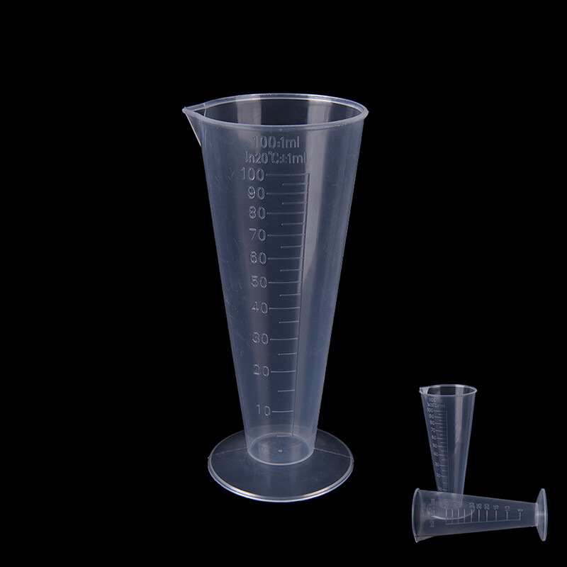 Graceful 50ml 100ml Transparent cup scale Plastic measuring cup Measuring Tools NEW,