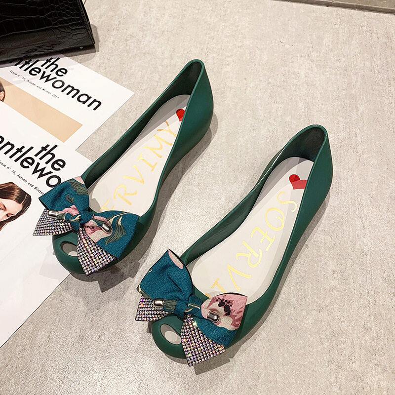 Jiasilin cheap jelly shoes