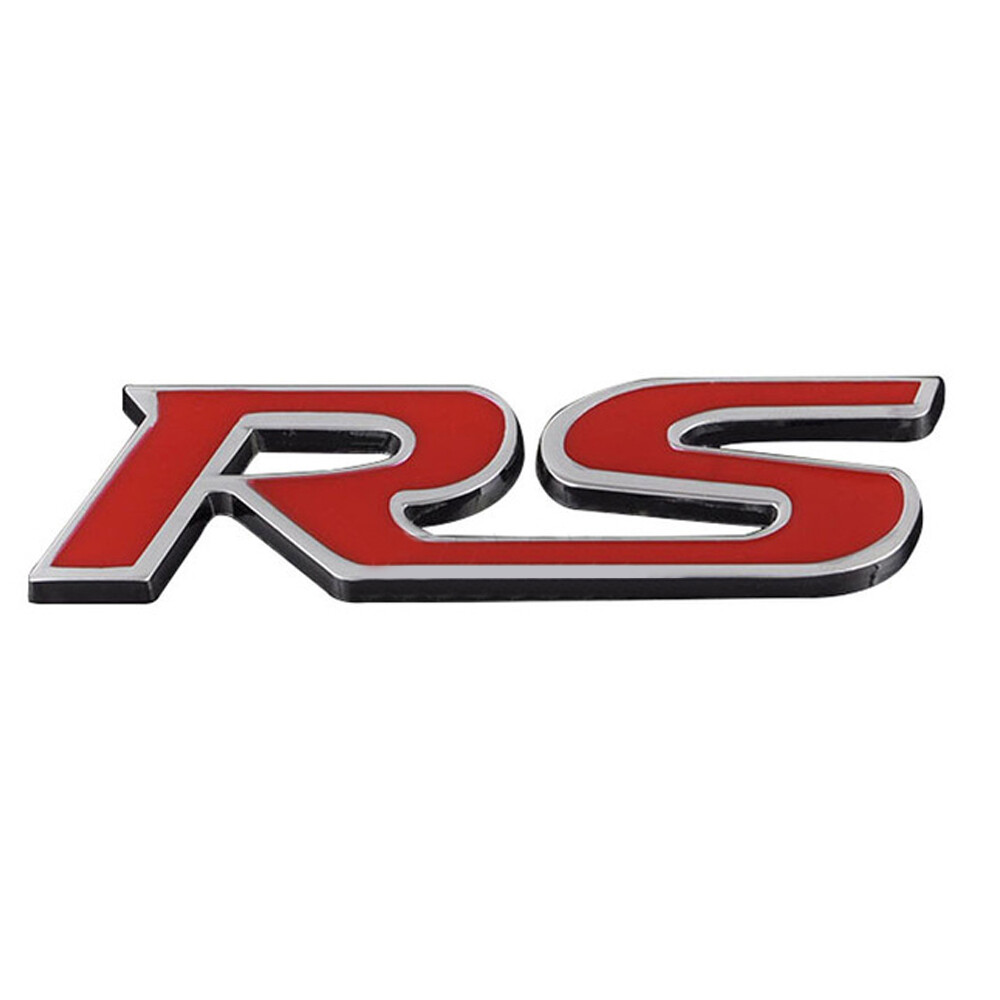RS 3D Metal Emblem for honda grilles Badge RS Logo car body Decal Car Accessories