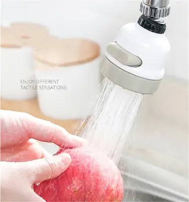 Shower Heads 360 Degree Rotation Faucet Booster Shower Head Kitchen Shower Tap Head Faucet Water Saving Sprinkler Spatter Nozzle