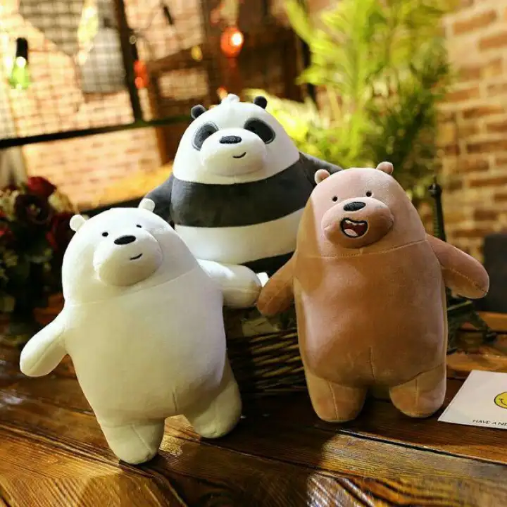 we bare bears stuffed toy lazada