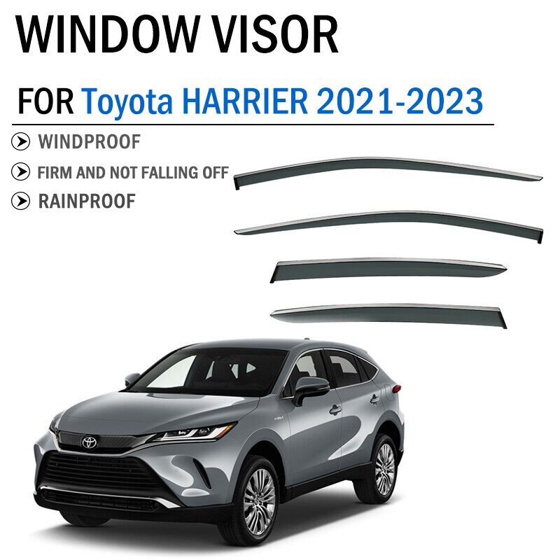 FOR Toyota Harrier Xu80 2021 2022 2023 Window Visor Awning Shelters Vent Shades Sun Rain
