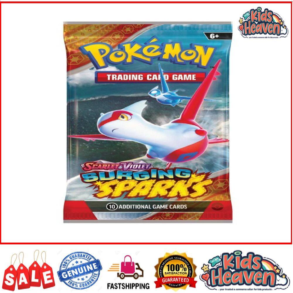suring sparks booster box Pokemon Scarlet & Violet: Surging Sparks Booster Box – Columbia Hobby -  Sports Card Boxes - Toploaders