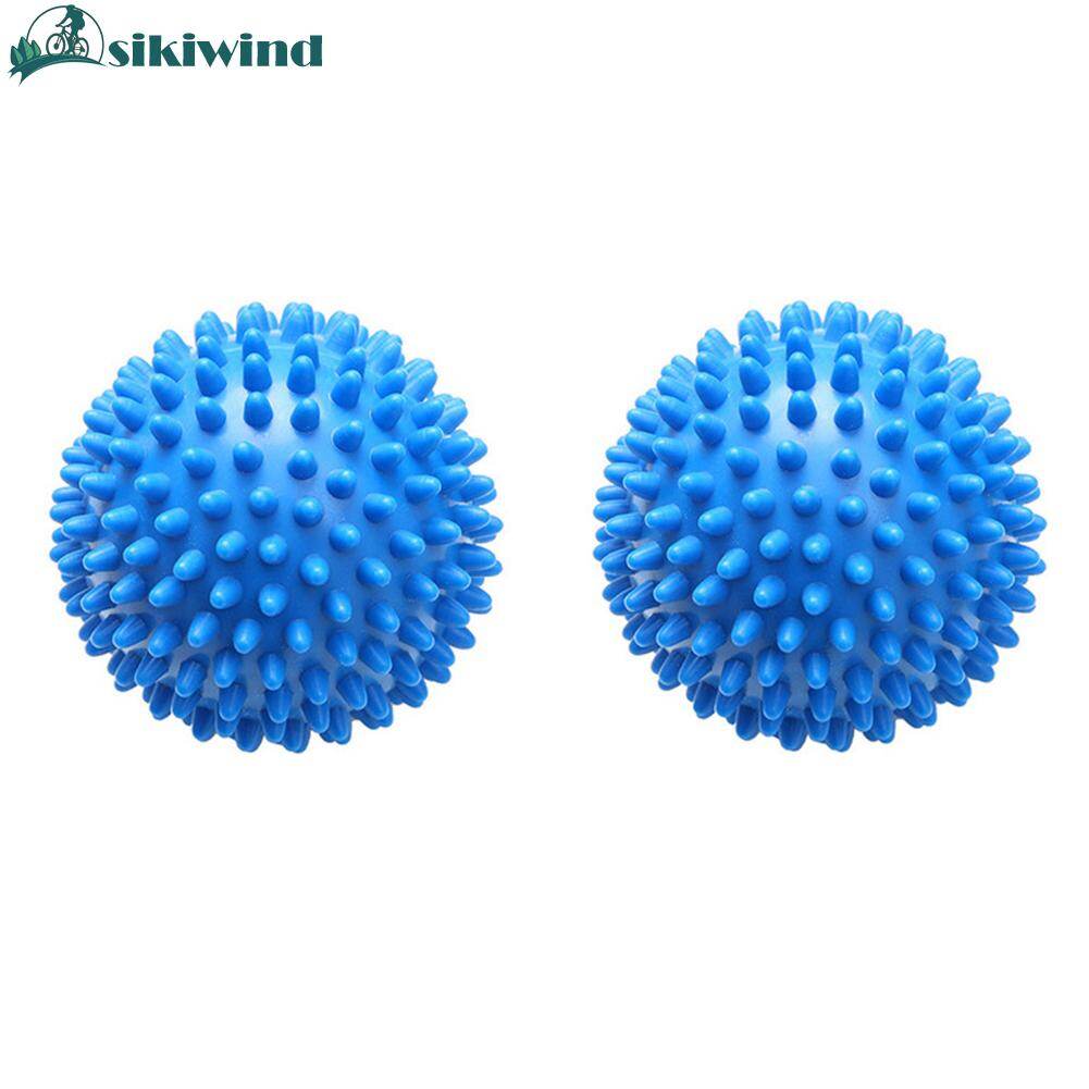 2 Quả Bóng Giặt 6.5Cm Dụng Cụ Vệ Sinh Tái Sử Dụng Bằng PVC, Phụ Kiện Máy Sấy Quần Áo