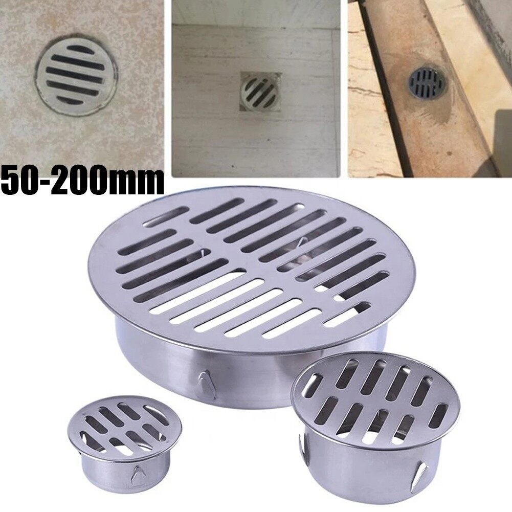 Stainless Steel Balcony Drainage Hole Cover Roof Round Floor Drain