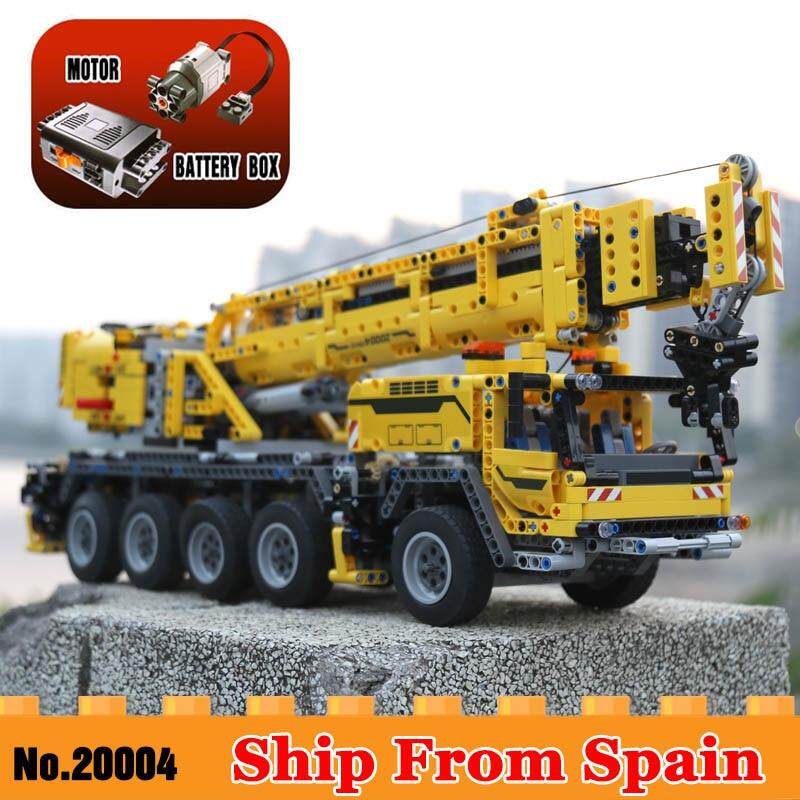 20004 Technic Series Motor Power Mobile Crane MK Model Building Blocks 42009
