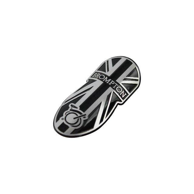Bicycle Metal Head Badge Decal Head Post Stem Sticker For Brompton Folding Bike