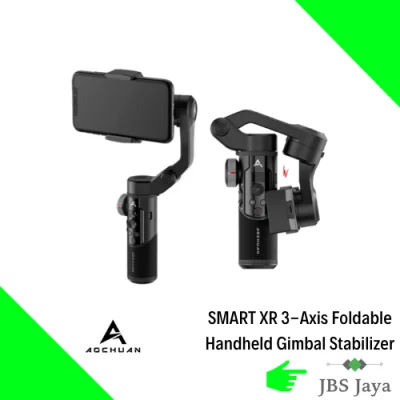 AOCHUAN SMART XR 3-Axis Foldable Handheld Gimbal Stabilizer Bluetooth for IOS Android Smartphone