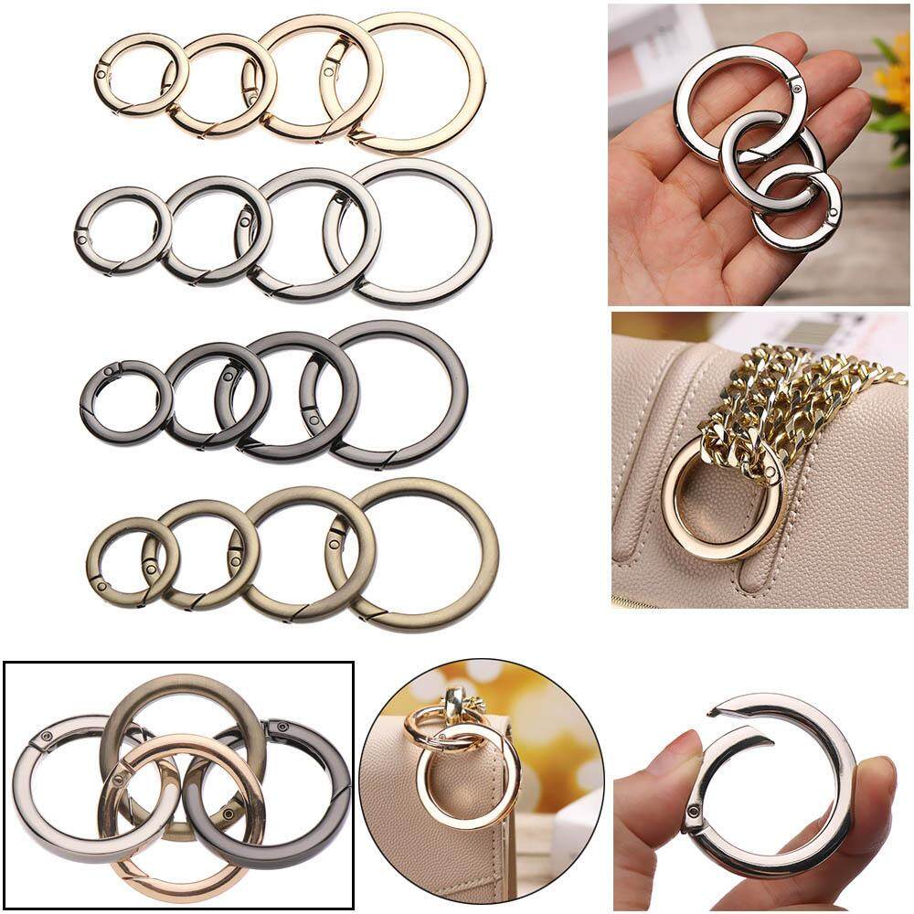 2pcs Quality Black Snap Hook Webbing Molle Belt Buckle Zinc Alloy Carabiner Clip