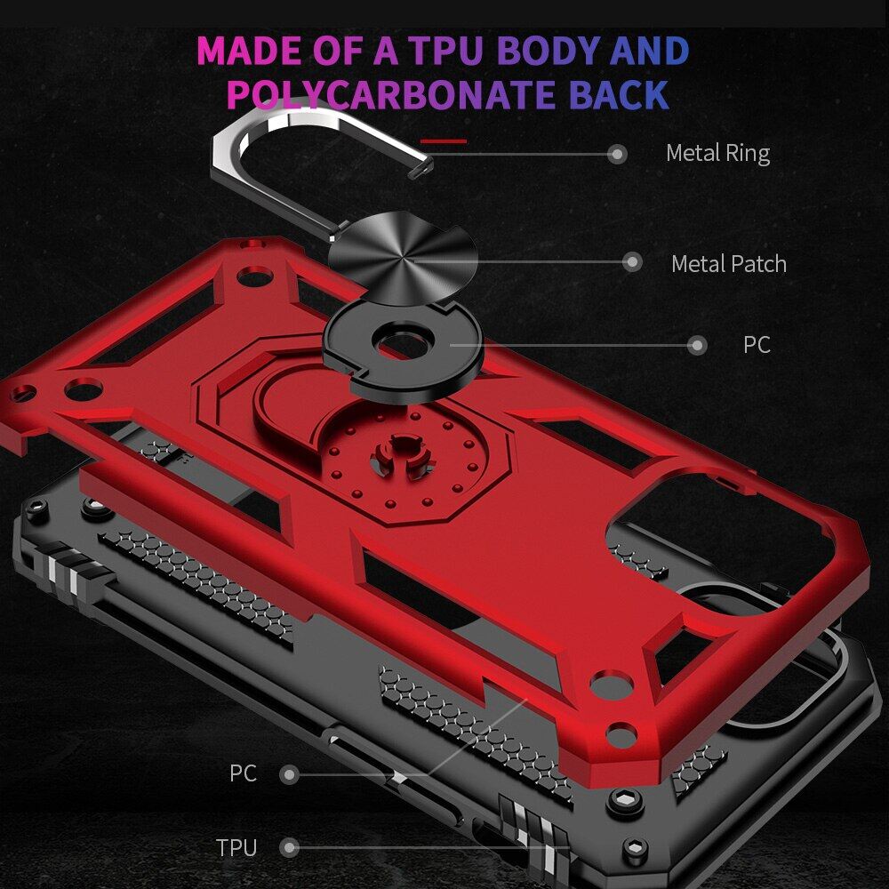 Ốp Chống Sốc KEYSION Ốp Lưng Điện Thoại Bảo Vệ Nặng Có Giá Đỡ Nhẫn Cho iPhone 11 Pro Max Dành Cho iPhone 12 Mini 12 Pro Max SE 2020 Mới