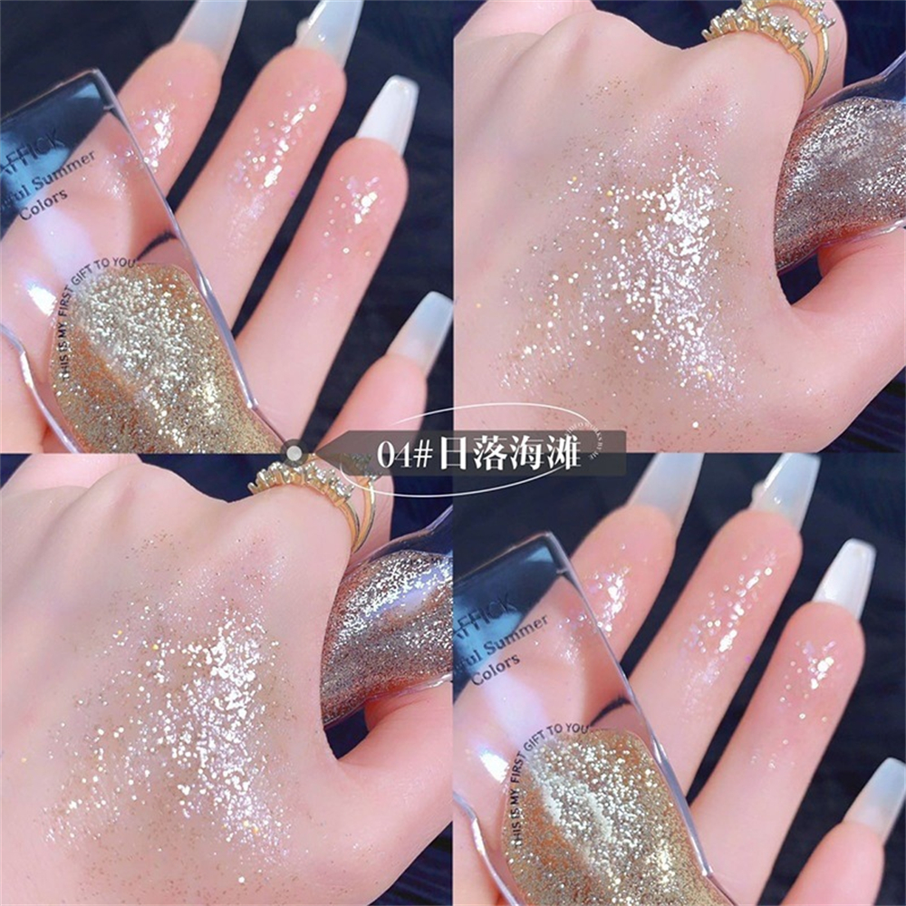 Liquid Eyeshadow Diamond Glitter Pearlescent Lying Silkworm Highlighter Makeup