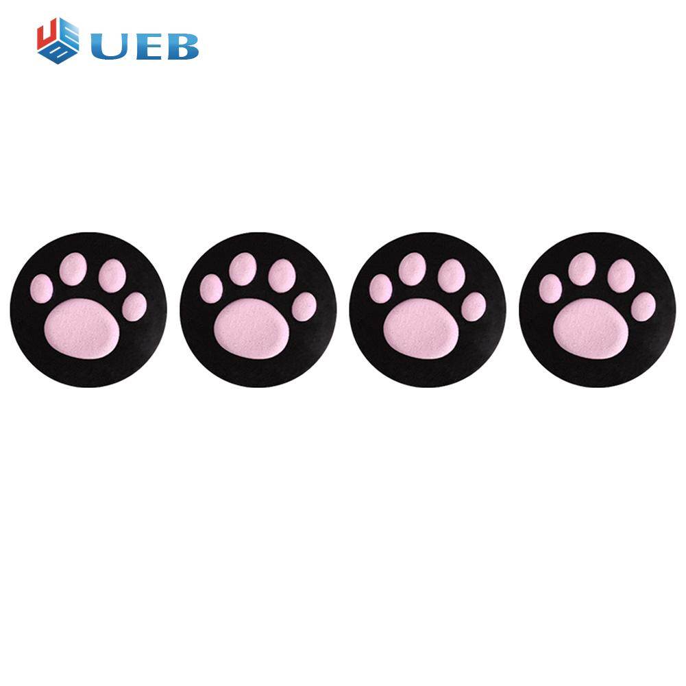 Silicone cat paw thumb grips for ps5 ps4 ps3 xbox one 360 controller 3d analog stick covers