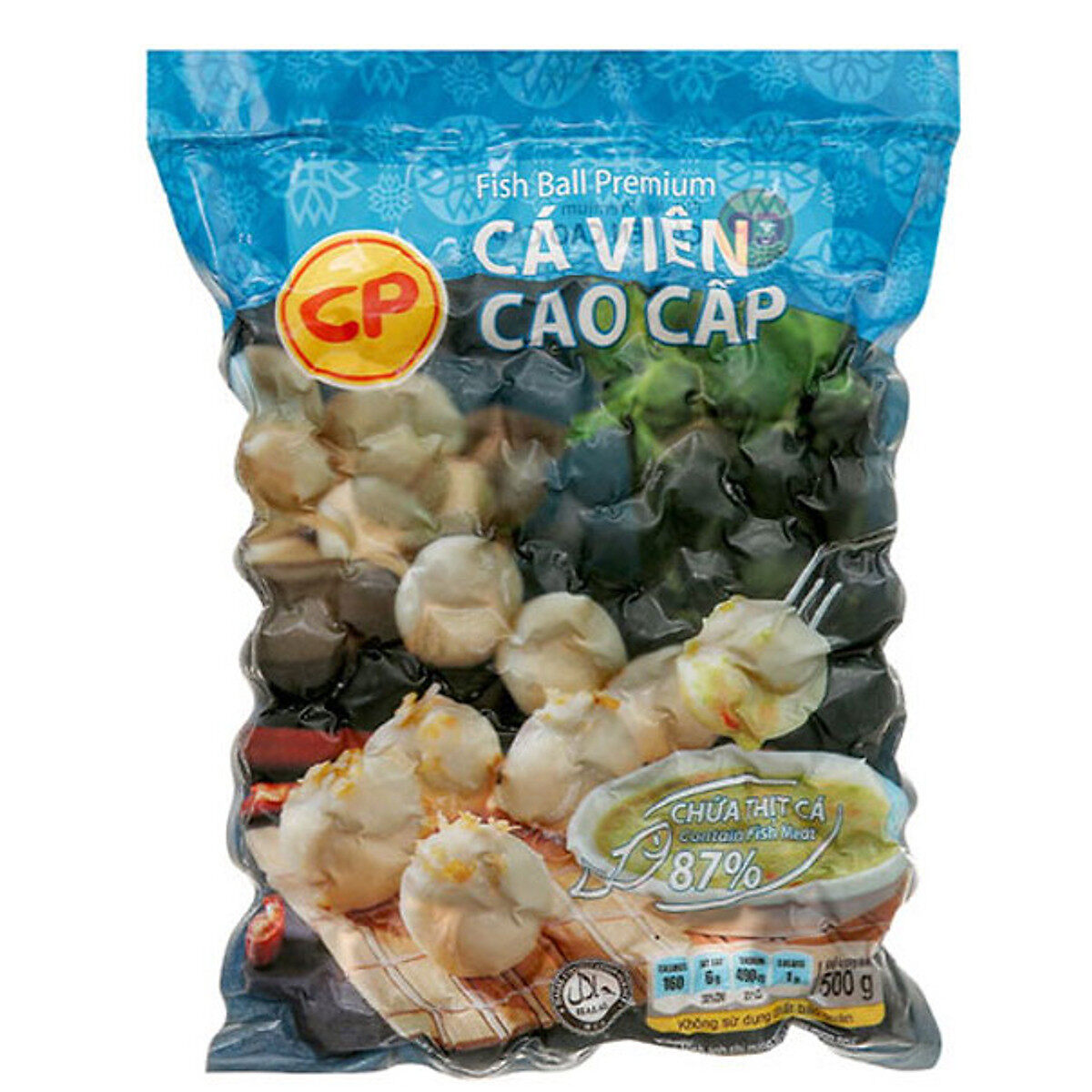 Cá viên cao cấp cp - gói 500g