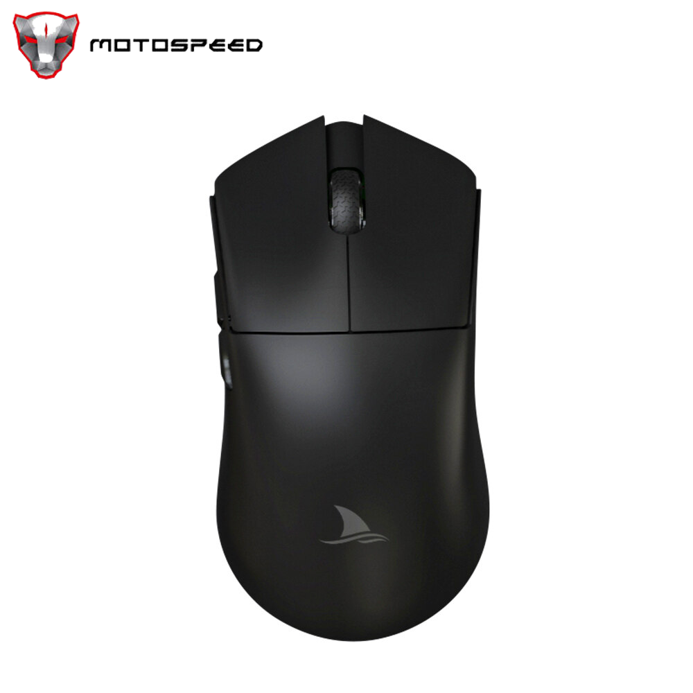 Motospeed darmoshark mouse 2.4g wireless bt5.0 & type-c wired slim rechargeable slience mouse for pc computer notebook with usb receiver 4800 dpi adjustable level ultra lightweight