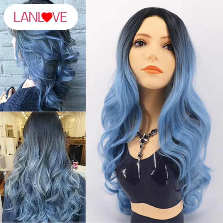 blue wig lazada