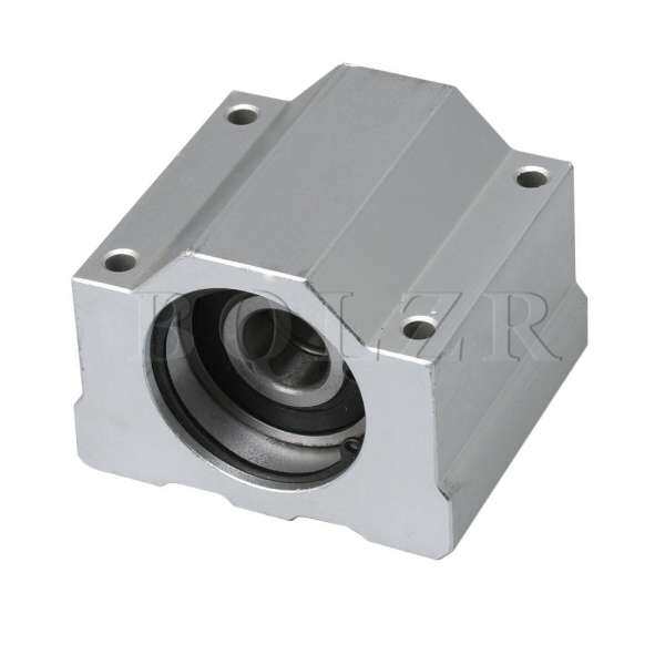 9.1x6.75x8 cm Tuyến Tính Chuyển Động Chịu Lực Trượt Bushing Khối với 4 Vòng Bi Bạc