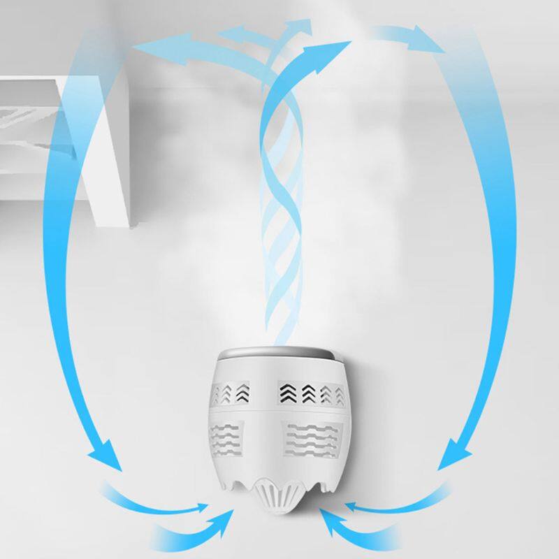 Double-blade Turbine Table Tiny Round Fan Quiet Operation Adjustable Tilt 5-20 ° Rotating USB Rechargeable Household