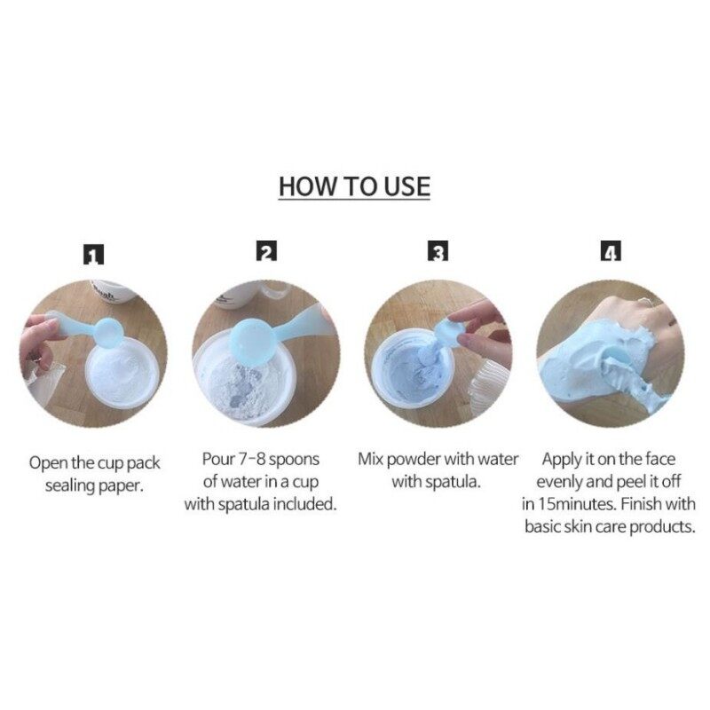 Lindsay Modeling Mask Cup Pack (28g)Hydrates and Moisturizes, Brightens Skin Tone, Soothes Skin and Maintains Water-oil Balance