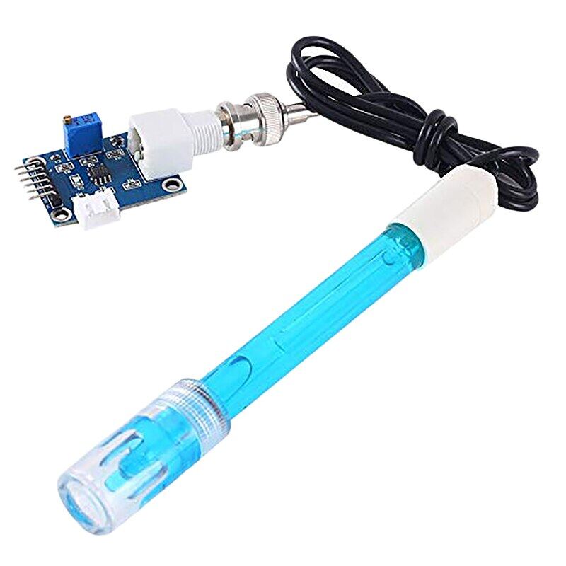 5V PH Sensor โมดูล Ph Tester Liquid PH0-14 Value Detection Sensor โมดูล ...