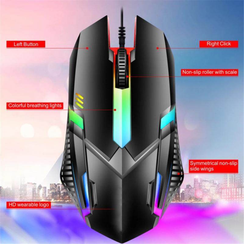 RYRA PT6 Wireless Mechanical USB Wired Keyboard Mouse Set With Rainbow LED Backlight Gaming Keyboard Gaming Mouse For Laptop PC 2023Hot