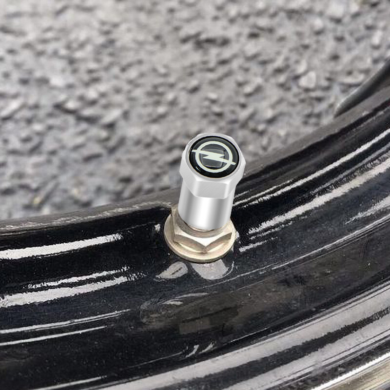 4pcs Car Badge Tire Valve Cap Tire Air Plugs Holster for Opel Astra H G