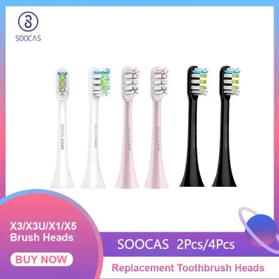SOOCAS X3 X1 X3U X5 Tooth Brush Head Original Toothbrush Heads Replacement For SOOCARE Sonic Electric Tooth Brush Heads