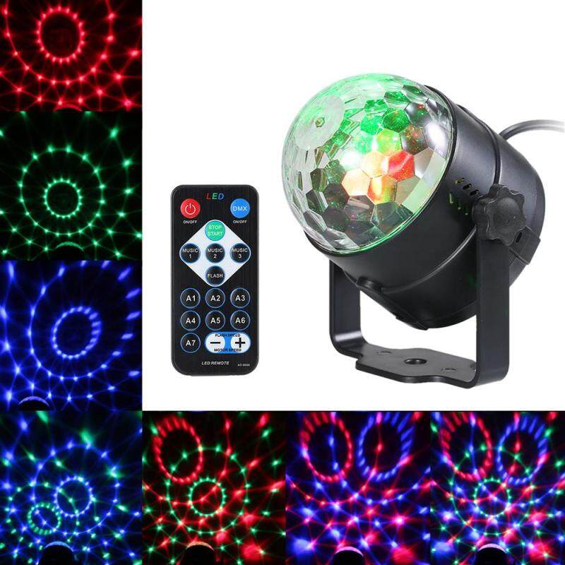 Bóng Đèn LED Ma Thuật Mini Điều Khiển Từ Xa RGB 3W Đèn Hiệu Ứng Sân Khấu Cho Bữa Tiệc Tại Nhà Câu Lạc Bộ KTV Sàn Nhảy