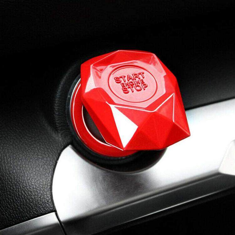 Universal Car Engine Start Stop Push Button Switch Cover Anti-scratch Auto Engine Start Stop Switch Protective Cap Button Decoration