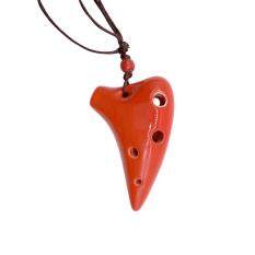 6 Holes Ceramic Ocarina Alto C Submarine Style Musical Instrument with Lanyard Music Score For Music Lover and Beginner