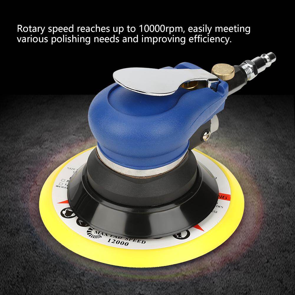 AT-980 5"/6" Air Random Orbital Sander Round Polisher Pneumatic Hand Sanding Tool