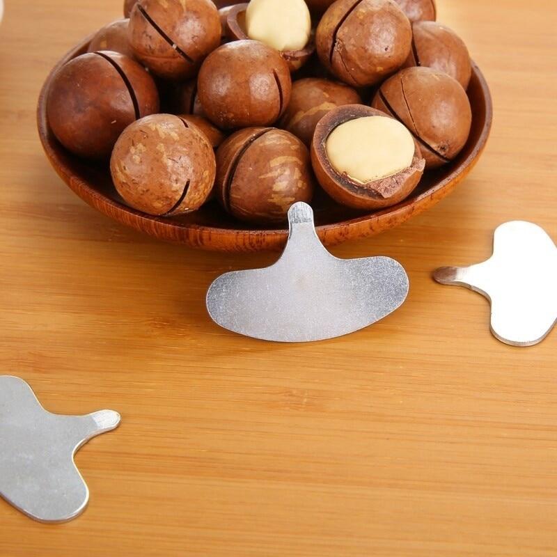 5pcs Hawaiian Fruit Opener Device Mini Crackers Nut Sheller For Macadamia Walnut Hazelnut Walnut Key Kitchen Tool Drop Ship