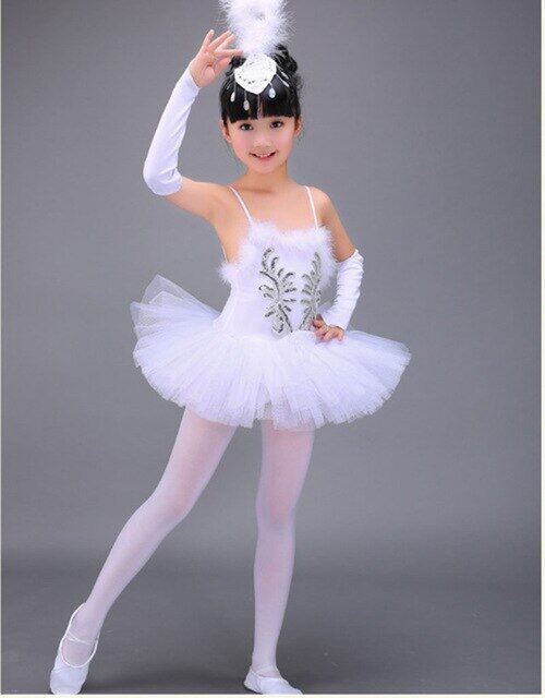 Professional White Swan Lake Ballet Tutu Costume Girls Children Ballerina Dress Kids Ballet Dress Dancewear Dance Dress For Gir