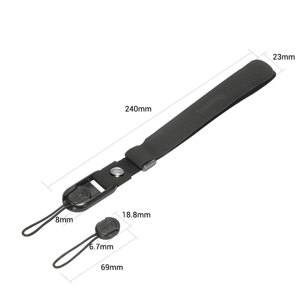 SmallRig Dây đeo cổ tay máy ảnh tháo lắp nhanh cho Sony Canon Fujifilm DSLR Mirrorless PSW2398